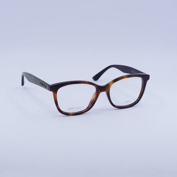 🕶️ New Jimmy Choo JC188 0OCY 00 Eyeglasses - Havana with Glitter Frame 52mm - Picture 1 of 10